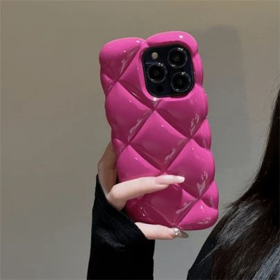粉色奢华钻石闪粉透明硅胶手机壳，兼容 17 Pro Max、17 Pro、17 Air、17、16、15、14、13、12、11 Pro Max，高品质闪光透明防震边框保护套