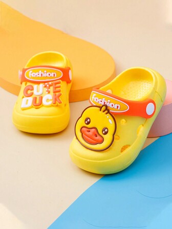 可愛卡通兒童夏季拖鞋,帶有透氣孔的防滑透氣涼鞋