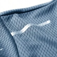 Nam Nylon & Lụa băng Ngắn tay Sấy khô nhanh Thể thao Áo thun , Thoáng khí & Co giãn Mùa hè Áo - Màu xanh bụi bặm - Xem 3