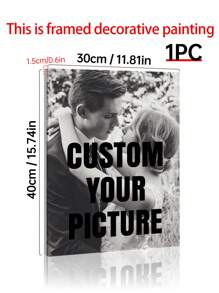 Personalized Custom Canvas Prints (Framed Canvas, 11.8X15.7in) - Turn Photos Into Stunning Framed Wall Art - Perfect For Home Decor, Gifts & Keepsakes Fast Delivery Birthday Graduation,Multi-Functional,Adjustable,Durable,Anti-Mold,Ornamental,Reusable,Exquisite,Adorable,High-Quality,Modern,Colorful,Cute,Comfortable,Stylish,Custom,Personalized,Unique,Ideal Gifts For Him,Ideal Gifts For Her,Boyfriend,Girlfriend,Dad,Mom,Family,Friends,Son,Daughter,School Students,Office,Tea Room,School,Home