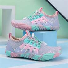GNVA Summer And Versatile Women's Outdoor Sports Shoes For Couples Hiking And Water Activities, With Camouflage Design And Lightweight Comfort. The Sole Is In Camouflage (Asymmetric Color Pattern).