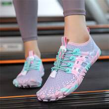 GNVA Summer And Versatile Women's Outdoor Sports Shoes For Couples Hiking And Water Activities, With Camouflage Design And Lightweight Comfort. The Sole Is In Camouflage (Asymmetric Color Pattern).
