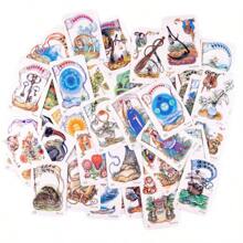 Lenormand 神谕卡，带含义卡，便携尺寸算命游戏、棋盘游戏、纸牌游戏、算命卡、互动游戏、派对游戏、节日游戏创意小礼物、家庭聚会游戏卡、趣味棋盘游戏、派对游戏、游戏礼物、家庭聚会娱乐纸牌游戏、朋友聚会纸牌棋盘游戏、节日旅行娱乐游戏、情侣纸牌棋盘游戏 - Lenormand Oracle - 查看 7