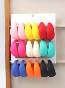 9 Paires De Boucles D'oreilles En Résine Multicolores En Forme De Triangle Pour Soirées, Occasions Décontractées Ou Vacances Pour Les Filles