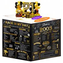 Một bộ Của Kích thước lớn 16th 18TH 21st 30th 40TH 50th Thứ 60 70TH 80TH 90th Màu hồng Vàng Vui vẻ Sinh nhật 3D Thiệp mừng , Với Màu hồng Mạ vàng Mặt trước Và 3D Màu hồng Vàng Con số Với A Thanh tú Phong bì Và Là Thích hợp Như A Tiệc sinh nhật Qủa tặng Đối với Cả hai Nam Và Hoàn hảo Đối với Tặng quà Đến Cha mẹ , Gia đình , Và - Hồng vàng - Xem 1