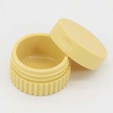 1入/3入組20ml矽膠旅行瓶套裝，可攜式化妝粉容器、乳液瓶、帶蓋珠寶收納盒（2-3個，隨機顏色）