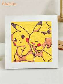 1 Pezzo Kit Di Pittura A Diamante Fai Da Te Con Cartoni Animati Per Bambini, Mosaico Completo Con Forellino Di Diamante, Regalo Di Artigianato A Strass Per Ragazzi E Ragazze