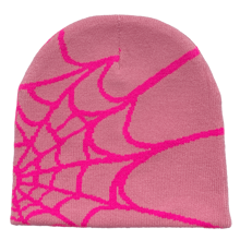 1pc Unisex Multi-Color Spider Web Knit Hat, Fashion Versatile Jacquard Beanie, Warm Hat For Winter, Suitable For Casual, Street, Outdoor Sports, Y2K Style - Spider Web - View 4