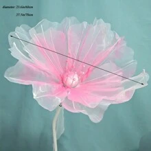 Decoração de Casamento Papoula e Flor de Seda, Papoula Artificial Grande para Exposições, Casa, Jardim ou Casamentos ao Ar Livre, Dia dos Namorados, Presente