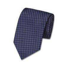 1入組經典條紋印花男士領帶，9.5cm寬，適合節日、婚禮和工作 - 彩色 - 查看 24