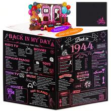 Một bộ Của Kích thước lớn 16th 18TH 21st 30th 40TH 50th Thứ 60 70TH 80TH 90th Màu hồng Vàng Vui vẻ Sinh nhật 3D Thiệp mừng , Với Màu hồng Mạ vàng Mặt trước Và 3D Màu hồng Vàng Con số Với A Thanh tú Phong bì Và Là Thích hợp Như A Tiệc sinh nhật Qủa tặng Đối với Cả hai Nam Và Hoàn hảo Đối với Tặng quà Đến Cha mẹ , Gia đình , Và - Hồng vàng - Xem 12