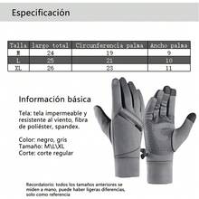 Guantes Proteccion Derrape Pantalla Táctil Impermeable Moto - Gris - Ver 5