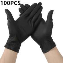 Guantes protectores de PVC de uso múltiple - Resistentes al desgarro, impermeables, sin BPA ni látex, para tareas de limpieza, cocina y belleza, cocina, baño, hogar, proveedores para el hogar - M - Ver 16