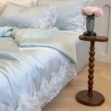 1 件现代简约木质边桌，适用于沙发或咖啡桌，独特的形状和实用的表面，非常适合打造舒适的家居装饰，咖啡角桌适合家居装饰、礼品、派对和季节性庆祝活动 - Natural Oak - 查看 9