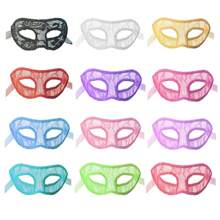 1pc Ladies\" Sexy Lace Mask, Transparent PVC Material, Lace Sticking Craft, Erotic Princess Mask, Cosplay Party, Costume Accessory For Festivals - Multicolor - View 12