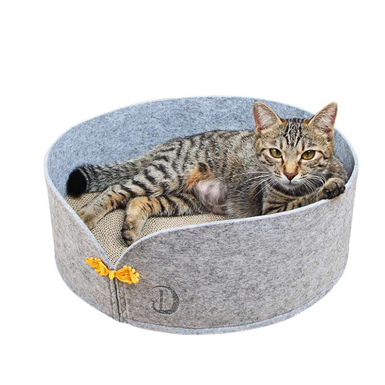 Cat bed cardboard box sale