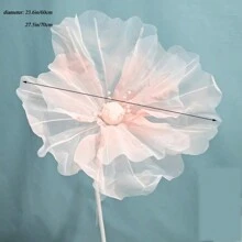 Affichage de coquelicot de satin de mariage, grande fleur artificielle, fleur guide, décoration d'extérieur de la maison, fleur de soie, Saint-Valentin, cadeau