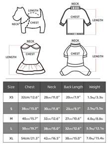 PETSIN 1 件宠物秋冬恐龙服装，适合小型犬 - 彩色 - 查看 4