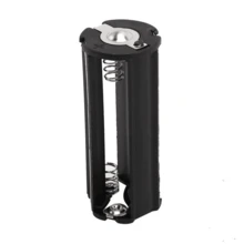 2Pcs Black Battery Holder For 3 X 1.5V AAA Batteries Flashlight Torch - Multicolor - View 3