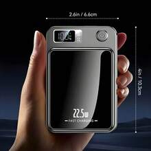 Magnetic Wireless Power Bank 12000mAh For Magsafe Battery Pack For IPhone 14 13 - Black - View 6