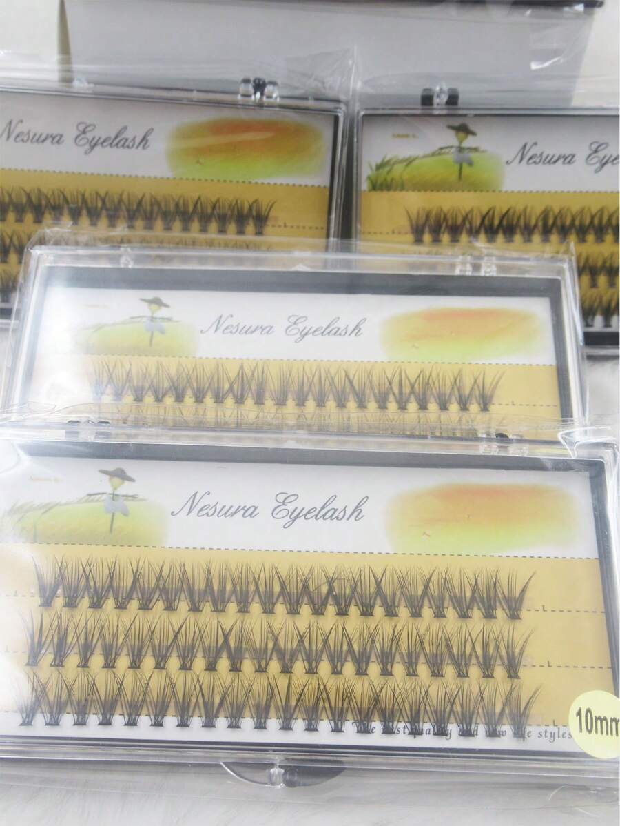 False Eyelashes - 黑色 - 查看 1