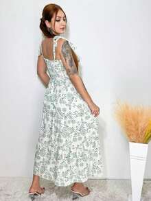 Women Dresses - 綠色 - 查看 3