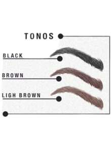 Pomada para Ceja KJ Beauty Pigmentación Intensa Acabado Profesional 3 Tonos Sin Parabenos - Cafén Obscuro - Ver 3