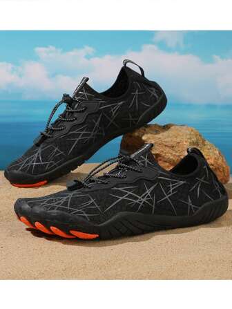 Men's Water Shoes, Quick Dry Anti-Slip Beach Shoes For Spring And Summer Outdoor Activities Like Swimming, Fishing, Surfing, Hiking