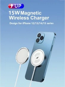 USB+USB-C 2 In 1 15W Wireless Charger Compatible With IPhone 12/13/14/15 Series