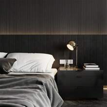 1 卷哑光深灰色可撕可贴壁纸，自粘式加厚防水壁纸，适用于厨房台面、橱柜和墙壁装饰，翻新贴纸可撕墙板，墙纸，壁纸，春季装饰品让您的家焕然一新，拉玛装饰贴纸