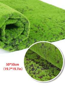1pc Artificial Moss Mat,Simulation MossFaux Moss Bionic Artificial Moss,Green Moss Micro Landscape Decor,DIY Green Plant For Lawn Potted Plant Paving Landscape Decoration,Outdoor Garden Yard Decor, Valentine Day, Gift