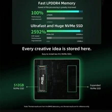 BMAX BMAX B6 Plus Mini PC Windows 11 PC Intel I3-1000NG4 12GB DDR4 RAM 512GB NVMe SSD WIFI 5 USB 3,0 USB * 3  * 2 Bluetooth4.2