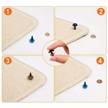 636pcs Plastic Safety Eyes And Noses, Craft Doll Eyes And Bear Nose With Gaskets, Suitable For DIY Crafts, Crochet Dolls And Stuffed Animals (Multiple Sizes)