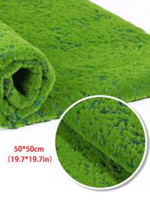 1pc Artificial Moss Mat,Simulation MossFaux Moss Bionic Artificial Moss,Green Moss Micro Landscape Decor,DIY Green Plant For Lawn Potted Plant Paving Landscape Decoration,Outdoor Garden Yard Decor, Valentine Day, Gift