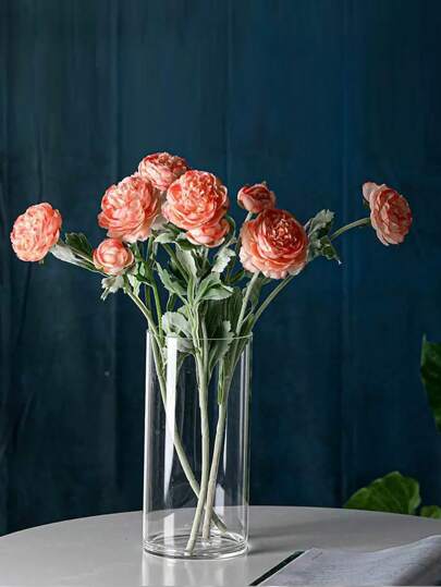 1pc St ing Glass Vase Transparent Bottle Living Room Flower Arrangement, Multi Size Jar Birthday Graduation Home view 6