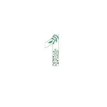 1pc Numbers 0-9 Floral Leaf Acrylic Table Modern Style Wedding Table Number Card Seat Cards For Engagement Wedding Party Supplies,Christmas - Green - View 11