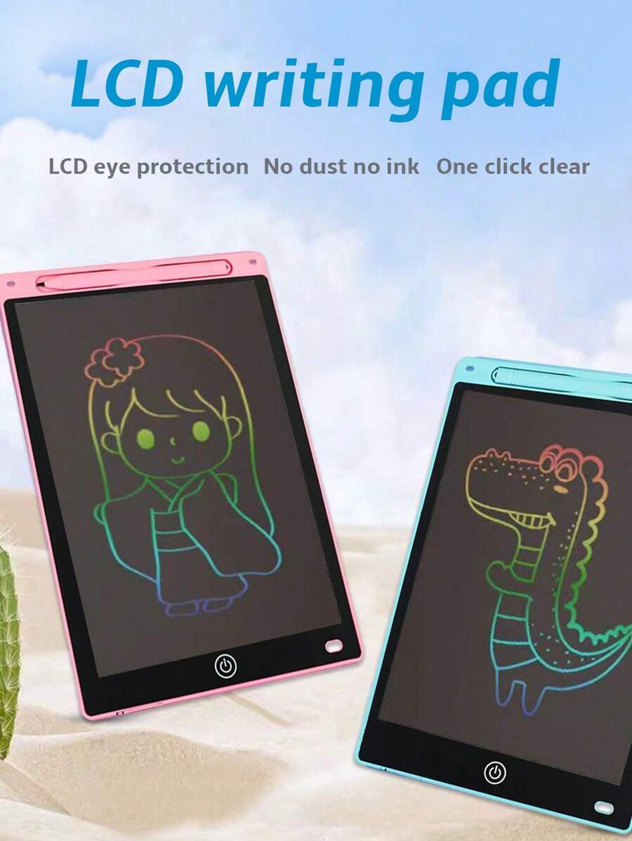 10-Inch Lcd Writing Tablet Reusable Drawing Tablet Writing Board ...