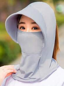 1 Stück Sommer Neues Viskose Sonnenschutz Gesicht-maske, Leichtes Atmungsaktives Tragbares Brillen Uv-schutzatmungsaktiver Golf Sonnenschutz Gesichtsmaske Für Männer Und Frauen - Eisseidenhals- Und Gesichtsschutz Für Sommersportartensommer Einzelstück Schal Großer Rand Sonnenhut Sonnenschirm Gesichtsbedeckung Abnehmbare Gesichtsmaske Sonnenhut Frauen Hut, Feder Sommer Gesichtsschutz Sonnenhut, Fahren Großer Rand Schnell Trocknender Stoff Sonnenschutz Hut Bleiben Sie Kühl Und Stylisch: Sommer Dekor Eimerhut Mit Mesh-hohlraum Breite Krempe Sonnenschirm Neuer Sonnenschutz Hut Frauen Maske Radfahren Outdoor Sonnenhut Strandhut, Uv-schutz Bindung Pferdeschwanz Eis Gefühl Sonnenschirm Hut, Frauen Sommer Radfahren Gesichtsmaske Outdoor Sonnenschutz Sonnenhut