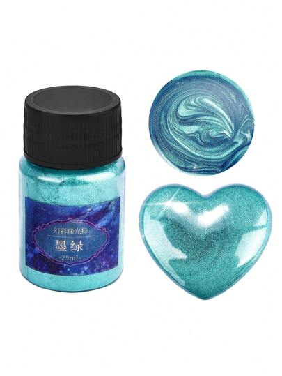 10g/Bottle Diy Resin Dropping Gum Mica Faux Pearl Powder For Silicone Molds, Epoxy Resin Dyeing Filling, Candle Making Pigment