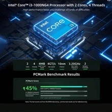 BMAX BMAX B6 Plus Mini PC Windows 11 PC Intel I3-1000NG4 12GB DDR4 RAM 512GB NVMe SSD WIFI 5 USB 3,0 USB * 3  * 2 Bluetooth4.2