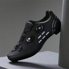 Unlocked Mountain Biking Shoes For Outdoor Activities, Suitable For Men And Women Road Biking, Camping And Other Recreational Sports, Professional Cycling Shoes - Black - View 4