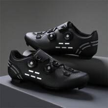 Unlocked Mountain Biking Shoes For Outdoor Activities, Suitable For Men And Women Road Biking, Camping And Other Recreational Sports, Professional Cycling Shoes - Black - View 5