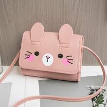 1 pieza Nueva selección multicolor Bolso de hombro mini de moda, Monedero lindo para niña pequeña, Bolso de dibujos animados fresco y dulce con ropa hermosa, Bolso cruzado sencillo para niña, Bolso para pañuelos y llaves, Bolso cuadrado pequeño de moda, Bolso de regalo de cumpleaños para niños - Multicolor - Ver 14