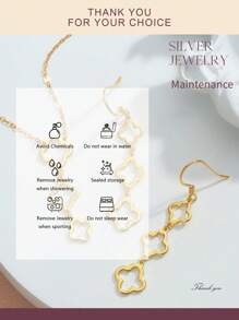 1 pièce Cheville minimaliste en argent 925 à quatre feuilles trèfle plaqué or 18 carats, chaîne pour plage d'été pour femmes, bijoux de port quotidien et cadeaux