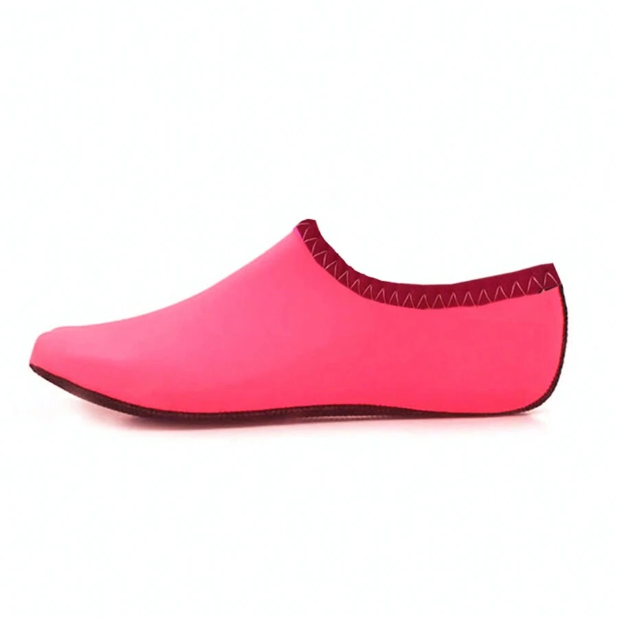 1 par de calcetines de mujer para deportes acuáticos, esnórquel, natación y playa, accesorios de playa, accesorios de piscina - Rosa - Ver 1