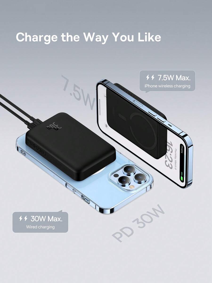 Baseus Magsafe Power Bank 10000mAh 30W PD Fast Charging