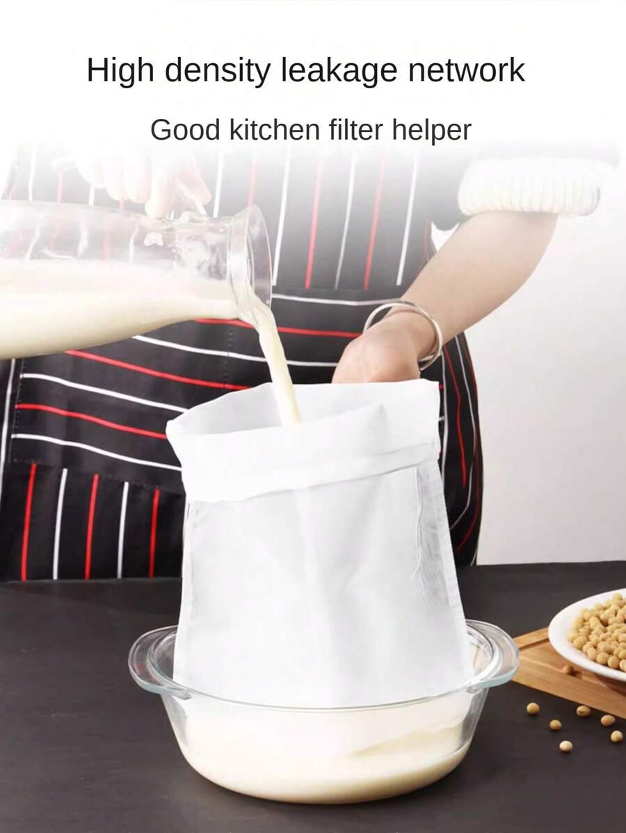 Soy Milk Filter Bag, 5 Pieces Gauze Filter Cloth For Separating Dregs