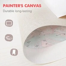 1 Miếng Bức tranh sơn dầu Vẽ tranh sơn dầu Phong cảnh Cây tranh sơn dầu Bức tranh Con số Sách Mặt trăng Tay Sơn bộ dụng cụ tranh sơn dầu Tường Đồ trang trí Phòng khách - Đen và trắng - Xem 5