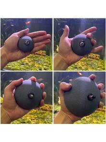 1入組魚缸氣石，小氣石，大氣石，面包形氣石托盤魚缸氣石氧氣擴散器，適用於空氣壓力泵，魚缸，水桶，池塘，氣泡擴散器，空氣泵配件，水族館氣石，水耕，池塘，魚缸，水族箱，水耕配件魚缸景觀增氧泵氧氣增加板 - 灰色 - 查看 6