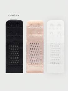 3pcs Khóa mở rộng áo ngực Bộ , Thoải mái & Mềm mại Dây đeo áo ngực , Của phụ nữ Đồ lót & Đồ lót Phụ kiện - Nhiều màu - Xem 1